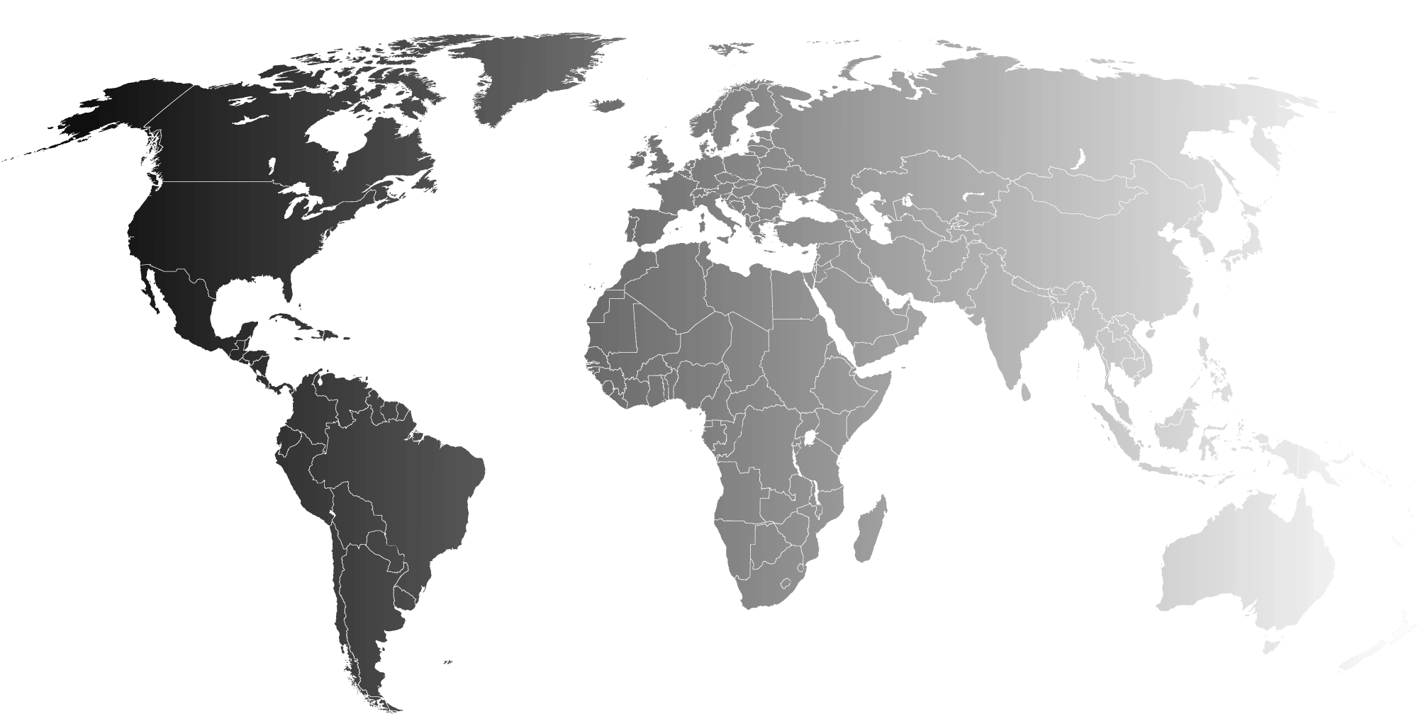 Exec map of world