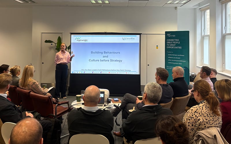 Building Behaviours and Culture Before Strategy